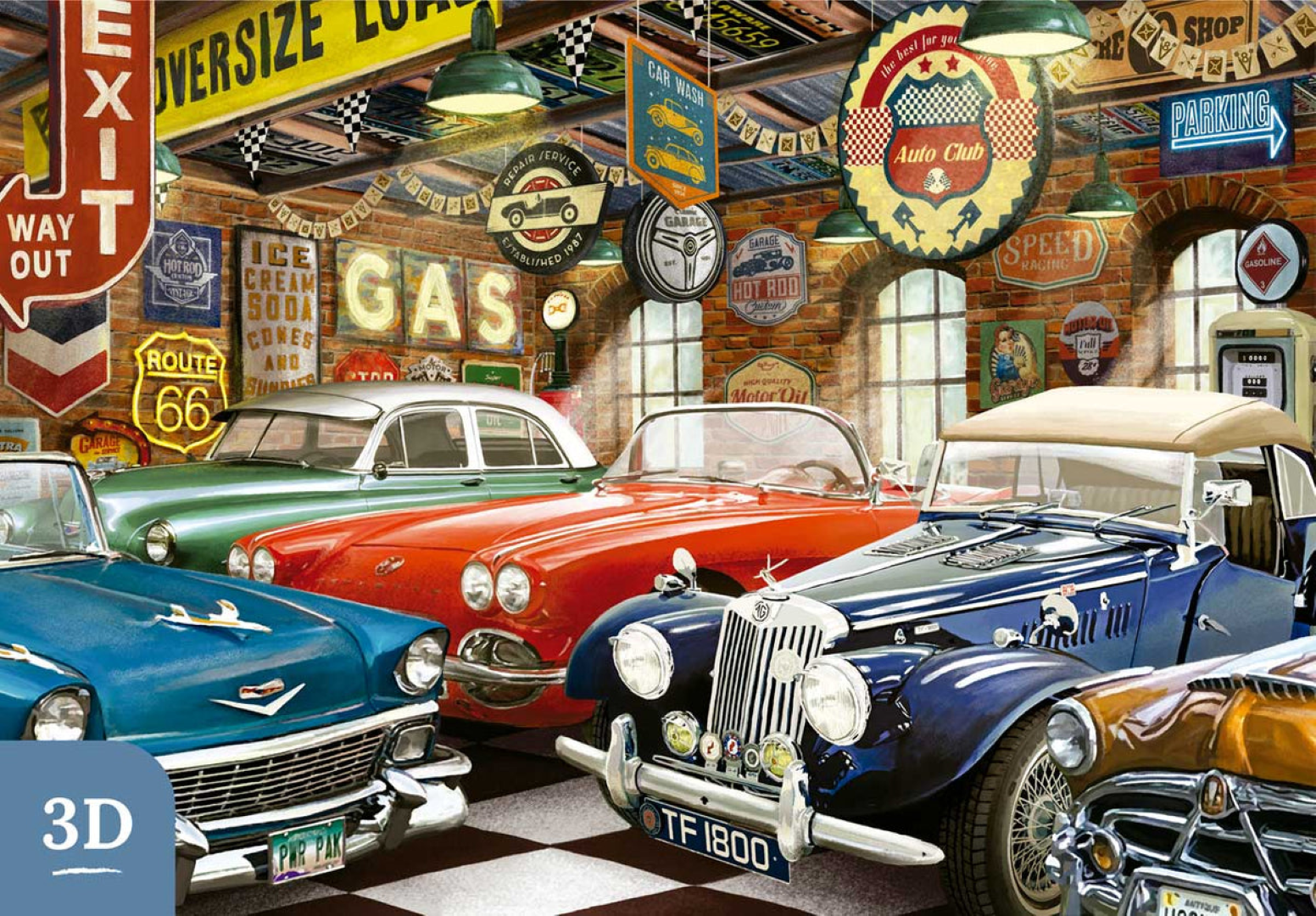 CAR MOSAIC PUZZLE SN105